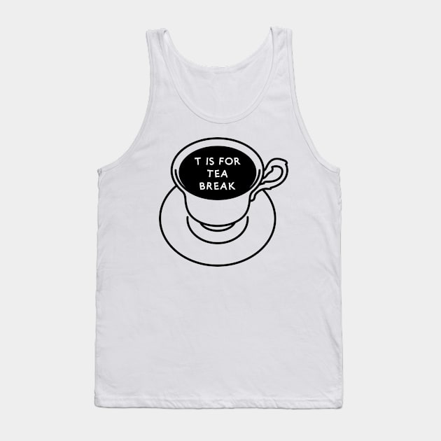 TEA BREAK Tank Top by VectorVectoria